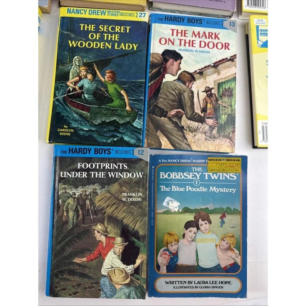 Vintage Nancy Drew Hardy Boys Boxcar Children Bobbsey Twins Hardcover Book Lot